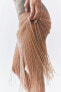 Фото #4 товара Платье из сетчатой ткани со стразами ZARA