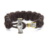 Thor´s hammer brown paracord bracelet - Mjoelnir
