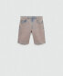 Фото #4 товара Women's Denim Washed Effect Bermuda Shorts