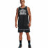 Фото #3 товара Спортивные мужские шорты для баскетбола Under Armour Baseline Чёрный