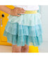 Little and Big Girls Aqua Petal Tutu Skirt Голубой, 6-8 - фото #2