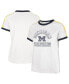 Women's White Michigan Wolverines Sweet Heat Peyton T-shirt Белый, S - фото #2