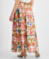 ფოტო #4 პროდუქტის Petite Textured Floral-Print Maxi Skirt, Created for Macy's