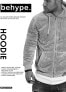 Фото #4 товара behype. 40-MSPHU Men's Hoodie Teddy Fur Sweat Jacket with Hood Soft Fleece Jacket