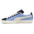 Puma Suede Crochet Lace Up Mens Blue Sneakers Casual Shoes 39724401