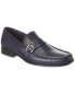 Фото #1 товара Ferragamo Caspian Leather Moccasin Men's