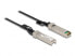 Delock 84200 - 1 m - SFP+ - SFP+ - Male/Male - Black - Silver - 10 Gbit/s