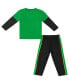 ფოტო #2 პროდუქტის Toddler Boys and Girls Green, Black Oregon Ducks Long Sleeve T-shirt and Pants Set