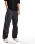 Фото #1 товара ASOS DESIGN baggy cargo trouser with knee pleats in charcoal