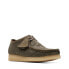 [26169733] MENS CLARKS WALLABEE - OLIVE COMBI