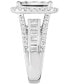 ფოტო #4 პროდუქტის Diamond Princess Cluster Engagement Ring (3 ct. t.w.) in 10k White Gold