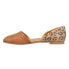 Фото #3 товара TOMS Jutti Dorsay Leopard Slip On Womens Brown Flats Casual 10017922T