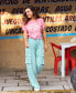 ფოტო #4 პროდუქტის Juniors' Cotton Precious Cargo Beach Pants