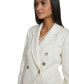 ფოტო #4 პროდუქტის Women's Tweed Double-Breasted Blazer