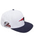 ფოტო #1 პროდუქტის Men's White, Navy New England Patriots 2Tone Snapback Hat