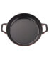 Фото #3 товара Cast Iron 3.5 Quart Braiser with Glass Lid