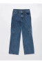 Фото #1 товара Lcw Kids Basic Geniş Paça Kız Çocuk Jean Pantolon