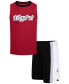 ფოტო #1 პროდუქტის Little Boys Double Flight Tank Top and Shorts Set