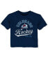 Фото #1 товара Infant Boys and Girls Navy Colorado Avalanche Take The Lead T-shirt