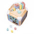 EUREKAKIDS Activity cube with 5 play surfaces