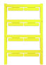 Фото #2 товара Weidmüller Kabelmarkierer MultiCard,30x6mm,ge ELS 6/30 MC GE - Yellow - Polyamide 6.6 (PA66) - 80 pc(s) - -40 - 100 °C - 6 mm - 30 mm