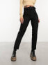 River Island belted peg trouser in black 40 - фото #5