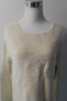 Tommy Hilfiger Women's Long Sleeve Ribbed Sweater Boat Neck White S