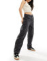 Mango oversized mom jeans in black