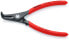 KNIPEX 49 41 A21 - Circlip pliers - Chromium-vanadium steel - Plastic - Red - 16.5 cm - 169 g