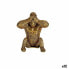 Фото #1 товара Декоративная фигура Горилла Золотистая из смолы (9 x 18 x 17 см) Gift Decor