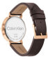 Фото #3 товара Часы Calvin Klein 42mm Leather Strap Watch