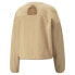 Фото #2 товара Puma Infuse Mock Neck Crew Sweatshirt Womens Beige 53835389