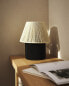 Table lamp with cord shade x collagerie