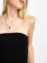 Miss Selfridge bandeau bodysuit in black