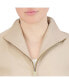 ფოტო #3 პროდუქტის Women's Wing Collar Leather Jacket
