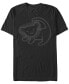 ფოტო #1 პროდუქტის Men's Cave Painting Short Sleeve Crew T-shirt