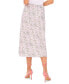 Фото #8 товара Women's Floral Midi Slip Skirt