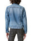 ფოტო #2 პროდუქტის Women's Tomboy Denim Trucker Jacket