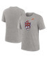 Men's Heather Gray Clemson Tigers Blitz Evergreen Legacy Primary Tri-Blend T-Shirt Серый, 2XL - фото #1