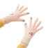 Фото #1 товара Ciepłe rękawiczki zimowe dotykowe do telefonu damskie beżowe