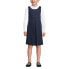 Big Girls School Uniform Ponte Pleat Jumper Top of Knee