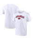 Фото #2 товара Men's White Arkansas Razorbacks Campus T-shirt