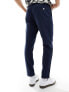 Фото #5 товара Selected Homme slim tapered linen mix trouser in navy