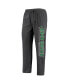ფოტო #5 პროდუქტის Men's Heathered Charcoal, Kelly Green North Texas Mean Green Meter T-shirt and Pants Sleep Set