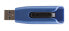 Verbatim V3 MAX - USB 3.0 Drive 64 GB - Blue - 64 GB - USB Type-A - 3.2 Gen 1 (3.1 Gen 1) - Slide - 10 g - Blue