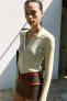 Фото #3 товара Мини-шорты с окантовкой ZARA