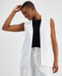 Фото #3 товара Petite Open-Front Long Vest, Created for Macy's