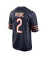 Фото #3 товара Men's D.J. Moore Navy Chicago Bears Team Color Game Jersey