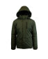 Фото #1 товара Spire By Galaxy Men's Heavyweight Presidential Tech Jacket with Detachable Hood