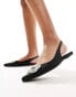 Фото #3 товара Glamorous Wide Fit slingback flat shoes in back